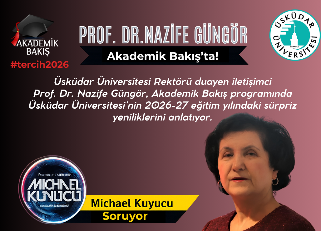 Üsküdar Üniversitesi Rektörü Prof. Dr. Nazife Güngör Akademik Bakış #tercih2026 Programımıza Konuk Oldu